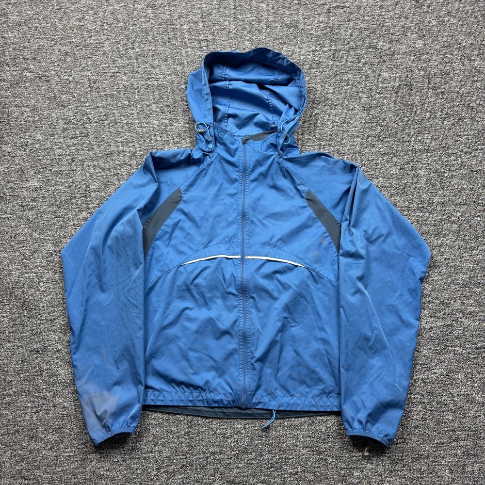 Vintage 2000s Nike ACG Technical Windbreaker Full-Zip Jacket Blue Size Large - Picture 1 of 8
